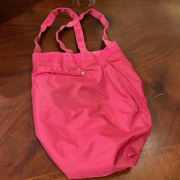 Pink denim Jean hobo shoulder bag zipper inside - Picture 4 of 4